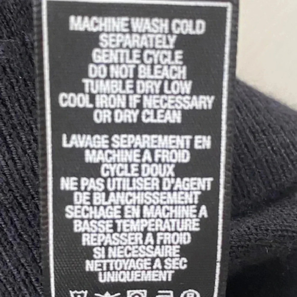 7 for All Mankind V-Neck Pullover Luxury Blouson Sweater Size L - Picture 7 of 10